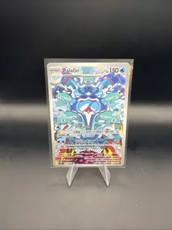 Pokemon TCG Palafin Obsidian Flames Holo Illustration Rare Full Art Card 200/197 - Image 1