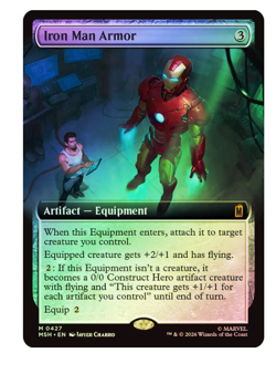 Iron Man Armor - Foil - Extended Art Marvel Super Heroes - Image 1