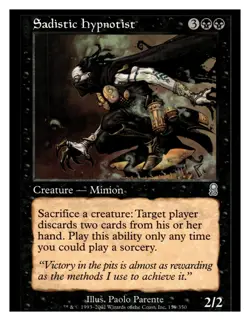 MTG Magic The Gathering Odyssey Sadistic Hypnotist #159 Uncommon - Image 1