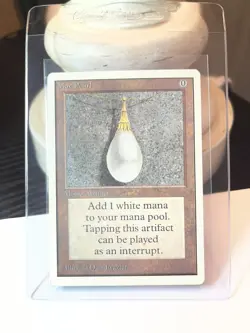 MTG Magic the Gathering Unlimited Mox Pearl LP - Image 1