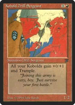 Kobold Drill Sergeant Legends HP MTG - Image 1