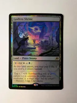 Godless Shrine MTG Land (EOE 254 Foil) - Image 1