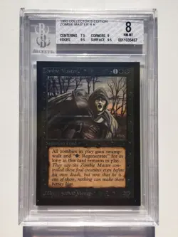 BGS 8 | Zombie Master | MtG Collectors Ed | [7.5, 9, 9.5, 9.5] - Image 1