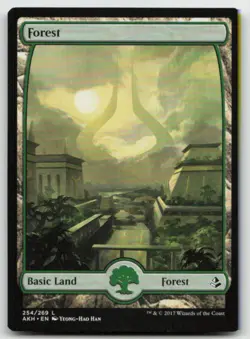 MTG Forest () - Full Art L Amonkhet 254 LP - Image 1