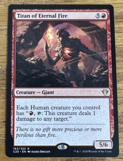 MTG Commander 2020, Titan of Eternal Fire - Image 1