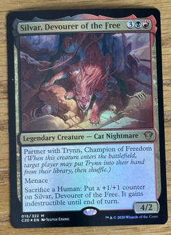 MTG Commander 2020, Silvar, Devourer of the Free - Foil - Image 1