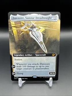 Dawnsire, Sunstar Dreadnought (Extended Art) MTG: Edge of Eternities NM Rare - Image 1