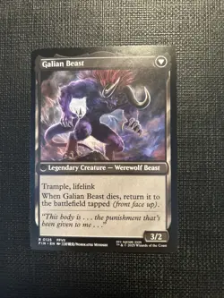 1x Vincent Valentine // Galian Beast MTG Final Fantasy NM Magic Regular - Image 2