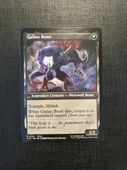 1x Vincent Valentine // Galian Beast MTG Final Fantasy NM Magic Regular - Image 3
