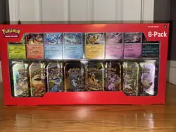 Pokemon Prismatic Evolutions Mini Tins Pack of 8, Sealed - Image 1