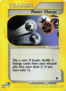 Power Charge Uncommon Expedition 147/165 Pokemon - Image 1