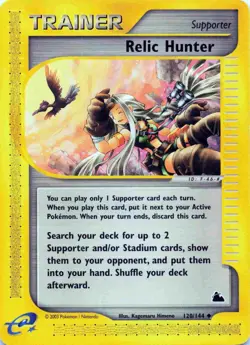 Relic Hunter 120/144 Skyridge Pokemon S403 - Image 1