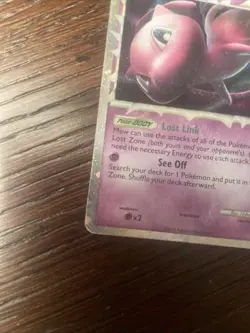 2010 Pokemon Triumphant Mew Prime #97 Ultra Rare Holo - Image 2