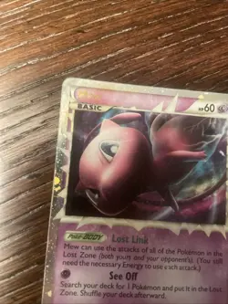 2010 Pokemon Triumphant Mew Prime #97 Ultra Rare Holo - Image 3