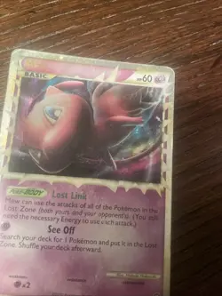 2010 Pokemon Triumphant Mew Prime #97 Ultra Rare Holo - Image 4