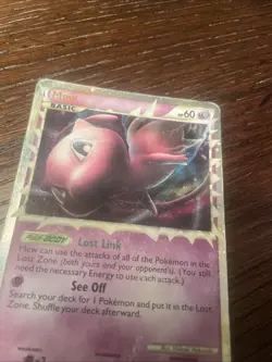 2010 Pokemon Triumphant Mew Prime #97 Ultra Rare Holo - Image 5