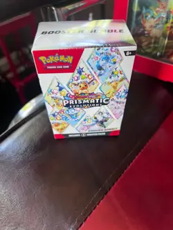 Pokemon TCG Bundle Sealed Lot Prismatic Evolutions 8 Mini Tin 6 Pack White Flare - Image 3