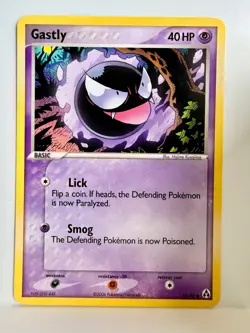 Gastly - 52/92 - Common LP, English Pokemon EX Legend Maker - Image 1