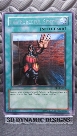 | Yugioh The Forceful Sentry DB1-EN029 RARE Dark Beginning 1 DMG 🔥 | - Image 1