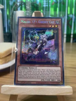 YUGIOH - MALISS P CHESSY CAT - PRISMATIC SECRET RARE - MP25 - NM - 1ST ED - Image 1