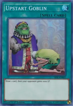 YUGIOH Upstart Goblin Super Rare 1st Edition SESL-EN043 NM - Image 1