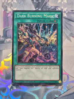 LDK2-ENS05 Dark Burning Magic Secret Rare Limited Edition Near Mint YuGiOh TCG - Image 1