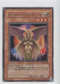 The Agent of Creation - Venus Unlimited YuGiOh Ancient Sanctuary #AST-008 READ - Image 1