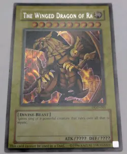Yugioh! The Winged Dragon of Ra DOD-001 Secret Rare MP - Image 1