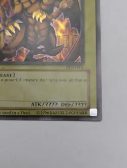 Yugioh! The Winged Dragon of Ra DOD-001 Secret Rare MP - Image 4