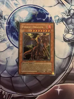 (50) Yugioh Tyrant Dragon LOD-034 Ultra Rare MP - Image 1