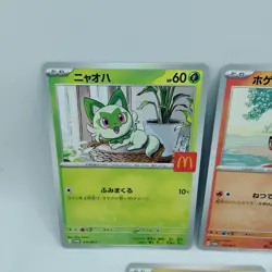 Pokemon Cards Ralts Riolu Quaxly Fuecoco Sprigatito McDonald's NM Japanese f485 - Image 2
