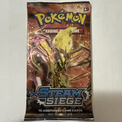 Pokemon XY 10 Card Steam Siege Booster Pack Yveltal Artwork 820650801334 - Image 1