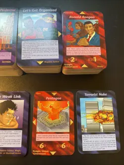 INWO Illuminati Limited Lot of 404 Cards Common Uncommon Illuminati Rare w/ Dups - Image 3