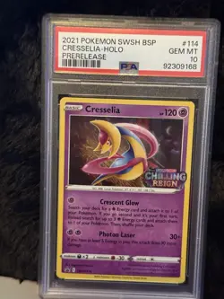 Cresselia - (Prerelease) SWSH114 SWSH: Sword & Shield Promo Cards Holo - Image 1