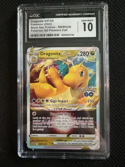 Dragonite VSTAR SWSH236 Pokemon Go Promo Card Holo - CGC 10 🔥🔥🔥 - Image 1