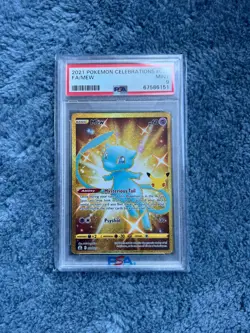 Pokemon Mew TCG Card PSA 9! 025/025 25th Anniversary Celebrations Set - Image 1