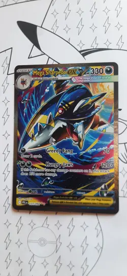 Pokemon TCG Phantasmal Flames Mega Sharpedo EX 127/094 SIR ME02 - Image 1