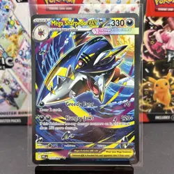 Pokemon TCG Phantasmal Flames Mega Sharpedo EX 127/094 SIR ME02 - Image 1