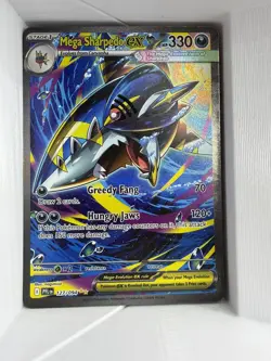 Mega Sharpedo EX 127/094 Me02: Phantasmal Flames Holo NM-Mint Pokemon TCG - Image 1