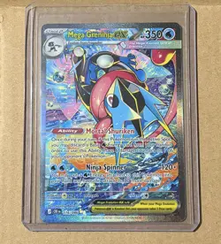 Mega Greninja EX 116/086 SIR - Chaos Rising - Special Illustration Rare Pokemon - Image 1