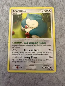 Pokemon Snorlax 81/111 Rising Rivals 2009 Regular - Image 1