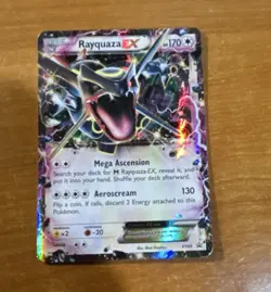 Pokemon TCG Rayquaza EX XY69 XY Holo Promo ENG 170 HP Basic Dragon Shiny - Image 1