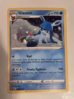 Glaceon - SWSH192 - Pokemon Sword & Shield Promo Ultra Rare Holo Card NM - Image 1
