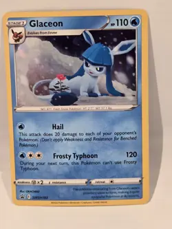 Glaceon - SWSH192 - Pokemon Sword & Shield Promo Ultra Rare Holo Card NM - Image 3