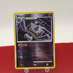 Pokemon TCG Banette Platinum Reverse Holo Rare Stage 1 HP 90 English 19/127 2009 - Image 1