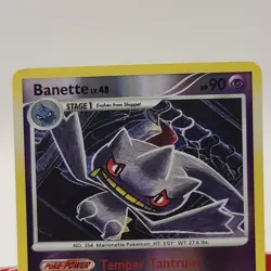 Pokemon TCG Banette Platinum Reverse Holo Rare Stage 1 HP 90 English 19/127 2009 - Image 2