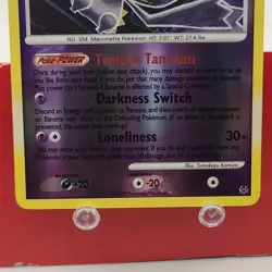 Pokemon TCG Banette Platinum Reverse Holo Rare Stage 1 HP 90 English 19/127 2009 - Image 3