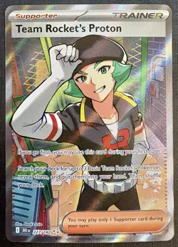 Pokemon - Team Rocket's Proton - ULTRA RARE HOLO - Destined Rivals - 227/182 - Image 1