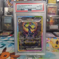 🔥POP 1🔥 Pokemon 2025 Umbreon ex 161/131 SIR Prismatic Evolutions ESP PSA 8.5 - Image 1