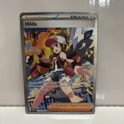 Hilda 171/086 Special Illustration Rare (SIR) Trainer Pokemon TCG White Flare NM - Image 1